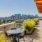 a balcony overlooking a city