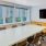 a conference room with a large table