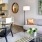 a living room with a couch and a table