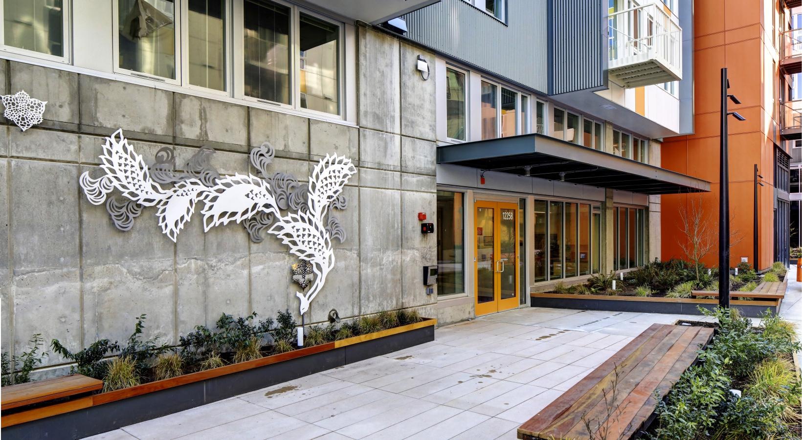 Find your perfect fit at Arras a building with a mural on the side